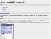 Tablet Screenshot of bbcount.eosc.de
