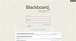 Desktop Screenshot of bblearn.eosc.edu